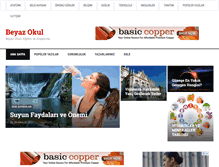 Tablet Screenshot of beyazokul.com